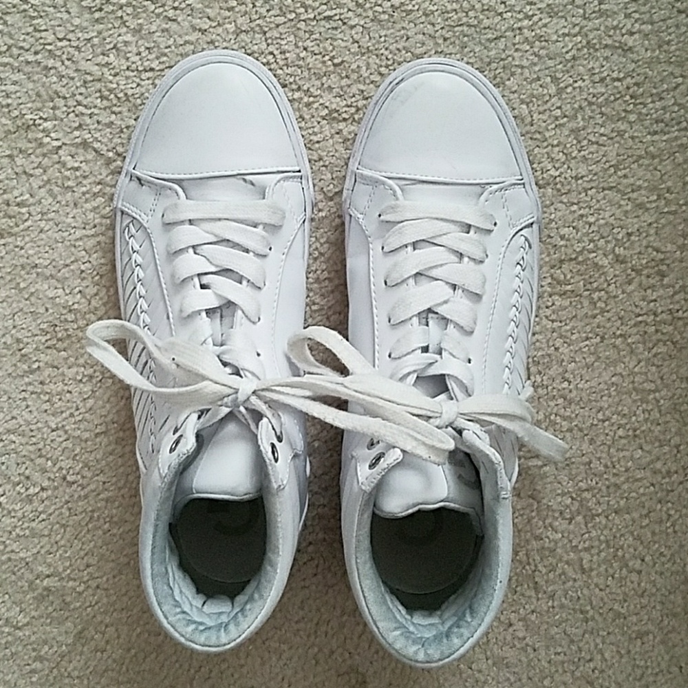 White sneakers